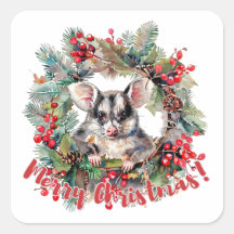 Navidades Opossum Berries Holly se va