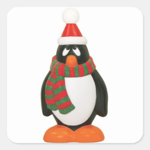 PEGATINA CUADRADA **NAVIDADES PENGUIN** PEGATINAS