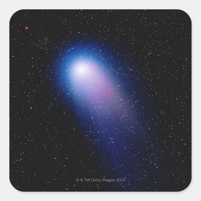 Pegatina Cuadrada NEAT Comet (Anverso)