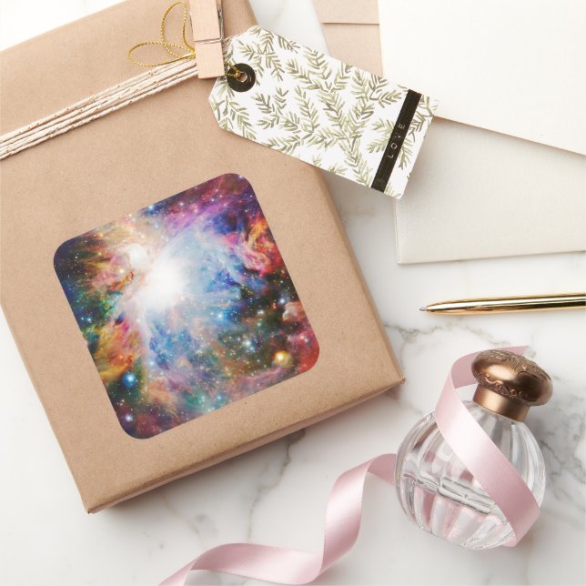 Pegatina Cuadrada Nebulosa (Regalar)