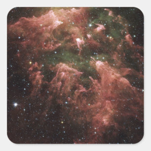 Pegatina Cuadrada Nebulosa de Carina