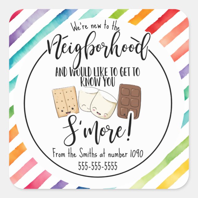 Pegatina Cuadrada Necesitamos una semana de valoración de enfermeras (Anverso)