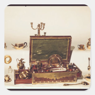 Pegatina Cuadrada Necessaire que pertenece a Napoleon I