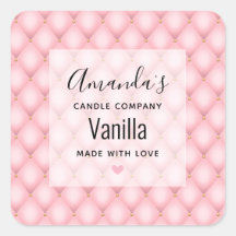 Negocio De Velas De Patrón De Diamantes De Lujo Ro