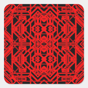 Pegatina Cuadrada Neon Eon 12