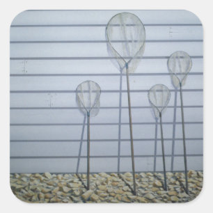 Pegatina Cuadrada Nets Shrimping