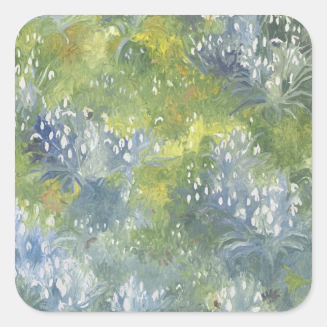 Pegatina Cuadrada Nevadas 2014 (Anverso)