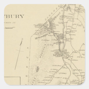 Pegatina Cuadrada Newbury