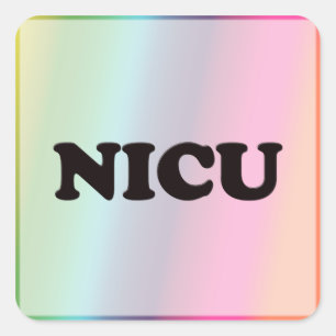 PEGATINA CUADRADA NICU