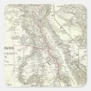 Pegatina Cuadrada Nillander - El Nilo, África