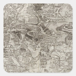 Pegatina Cuadrada Nimes