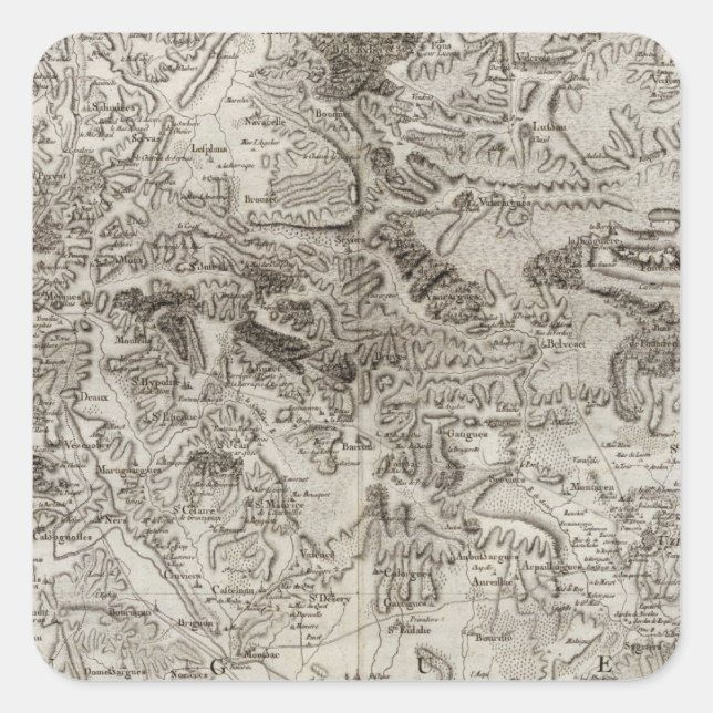 Pegatina Cuadrada Nimes (Anverso)