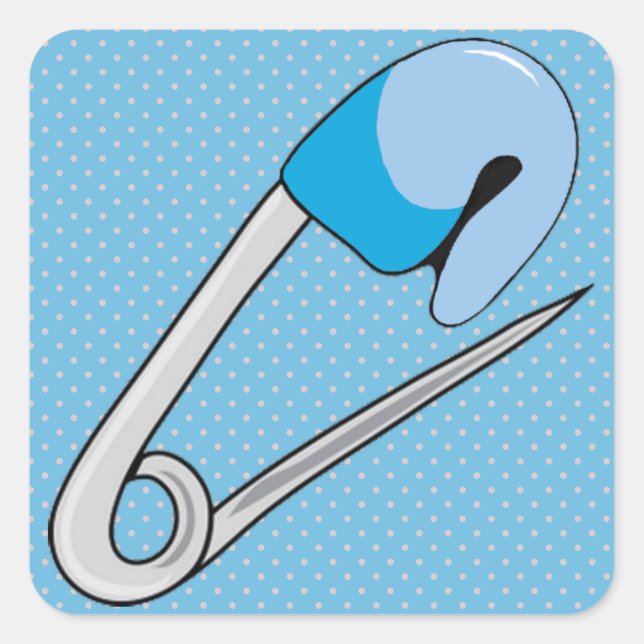 Pegatina Cuadrada Niño (Anverso)