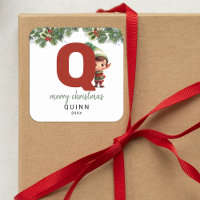 Niños Elf Navidades Q iniciales