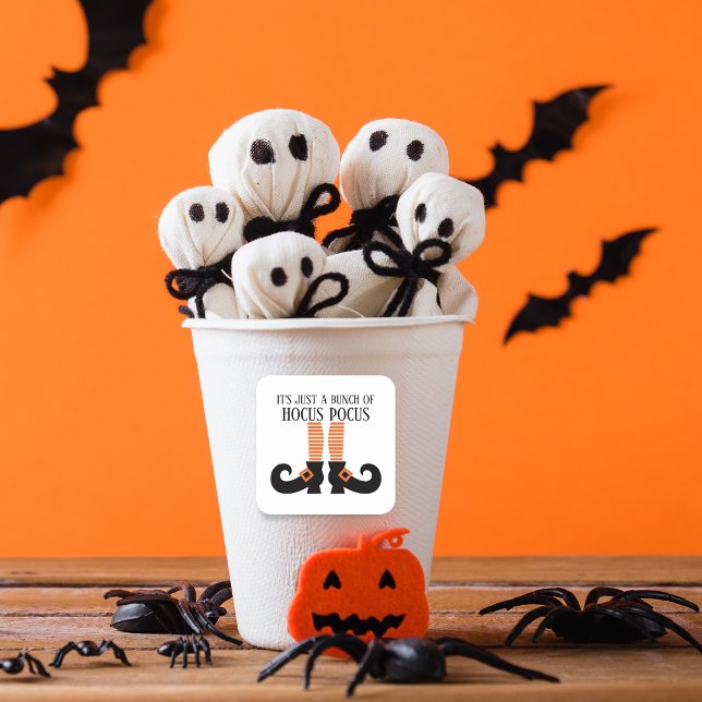 Pegatina Cuadrada No Es Más Que Un Montón De Abracadabra (It's Just A Bunch Of Hocus Pocus Square Sticker)