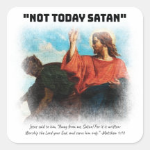 No hoy Satan Matthew 4:10 Negro