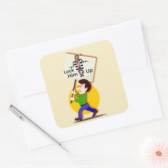 Pegatina Cuadrada No Kings Sticker (Sobre)