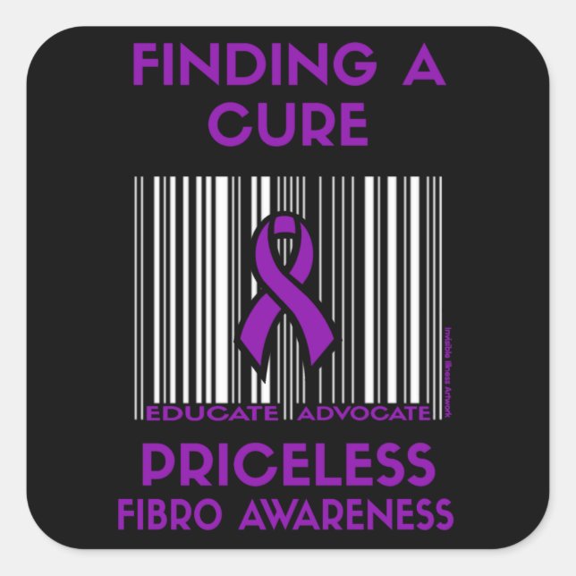Pegatina Cuadrada No tiene precio... Fibro (Anverso)