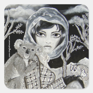 Pegatina Cuadrada Noctural