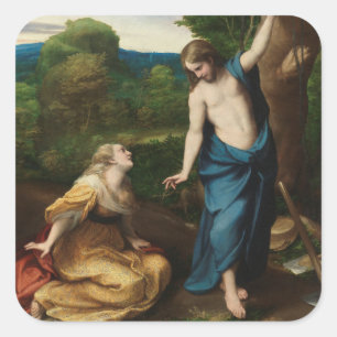 Pegatina Cuadrada Noli me tangere
