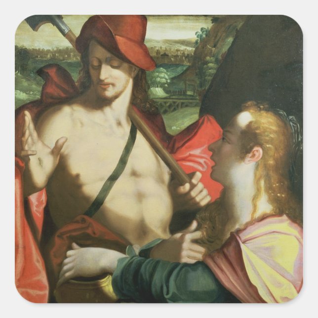 Pegatina Cuadrada Noli Me Tangere 2 (Anverso)