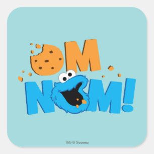 Pegatina Cuadrada Nom Nom Cookie