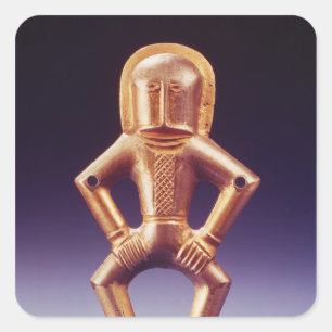 Pegatina Cuadrada Nómada del caballo