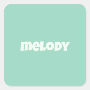 Pegatina Cuadrada Nombre de la decoración moderna de las habitacione