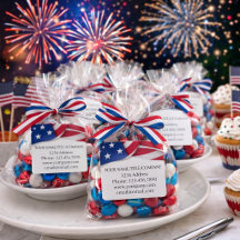 Nombre de la empresa de la bandera americana