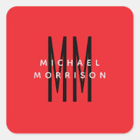 Nombre de las letras iniciales del monograma color