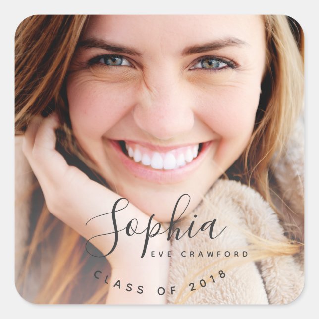 PEGATINA CUADRADA NOMBRE DEL TEXTO (Anverso)