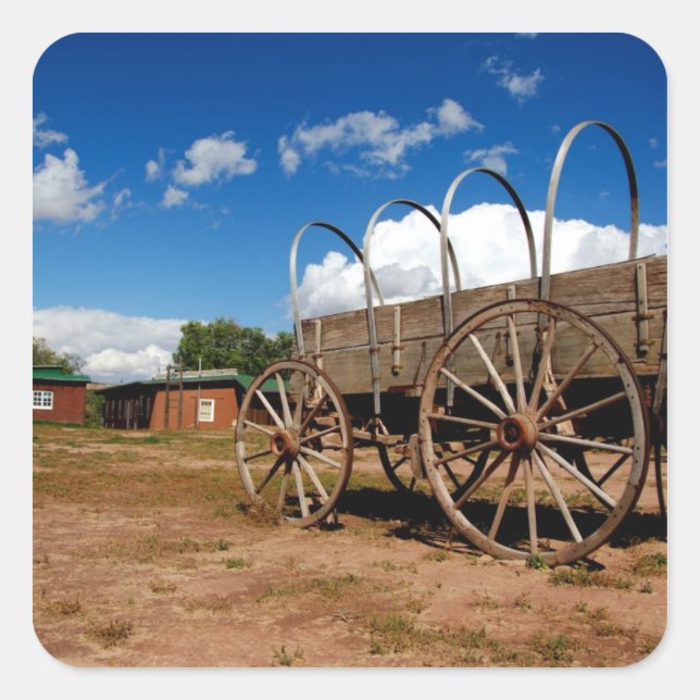 Pegatina Cuadrada Norteamérica, Estados Unidos, Arizona, Indio Navaj (Anverso)