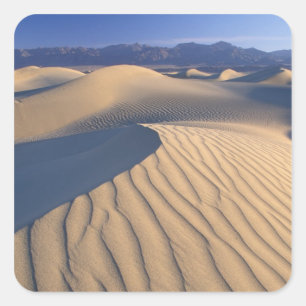 Pegatina Cuadrada Norteamérica, Estados Unidos, California, Valle d