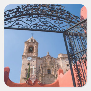 Pegatina Cuadrada Norteamérica, México, Estado de Guanajuato. La