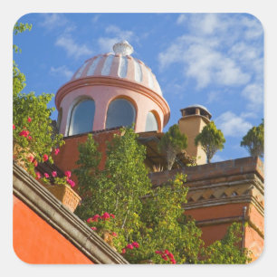 Pegatina Cuadrada Norteamérica, México, estado de Guanajuato, San 