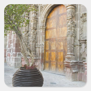 Pegatina Cuadrada Norteamérica, México, estado de Guanajuato, San 3