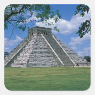 Pegatina Cuadrada Norteamérica, México, Península de Yucatán, 2