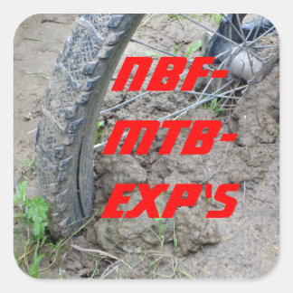 Pegatina Cuadrada Northern Blackforest Mountainbike Explorers