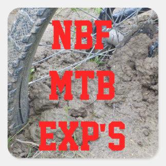 Pegatina Cuadrada Northern Blackforest Mountainbike Explorers