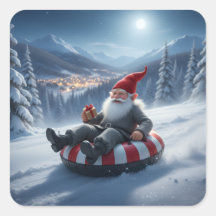 Norwegian Nisse Sledding, Stickers