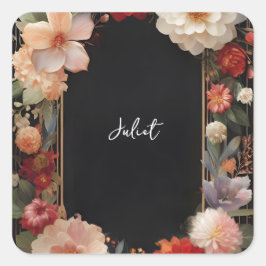 Pegatina Cuadrada Nosotros hacemos Llamada Acrílica Asiática Gruesa 