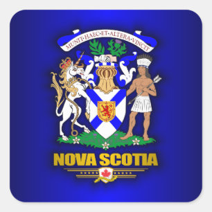 Pegatina Cuadrada Nova Scotia COA
