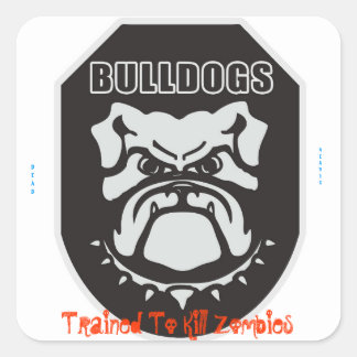 Pegatina Cuadrada Novelas de corazones muertos