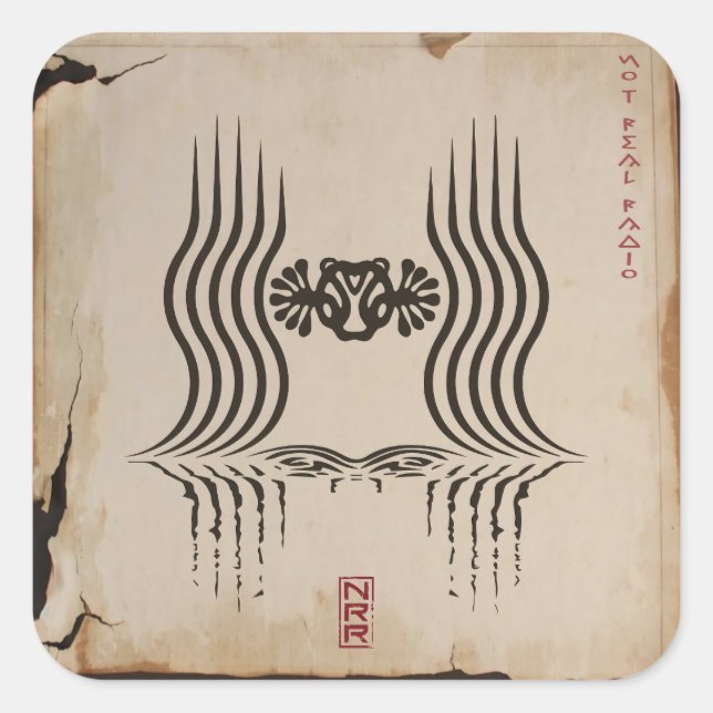 PEGATINA CUADRADA NRR (Anverso)