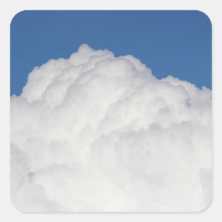 Pegatina Cuadrada Nube de cúmulos