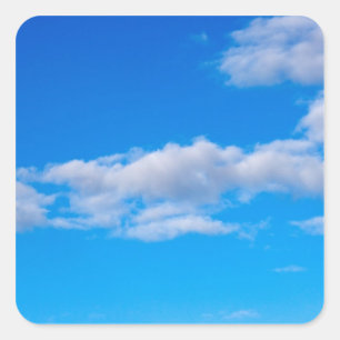 Pegatina Cuadrada nubes de cúmulos sobre la Antártida occidental