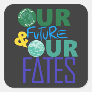 PEGATINA CUADRADA NUESTRO FUTURO Y NUESTRAS GRASAS
