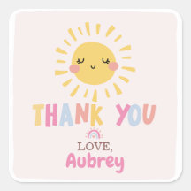 Nuestro pequeño cumpleaños Sunshine gracias