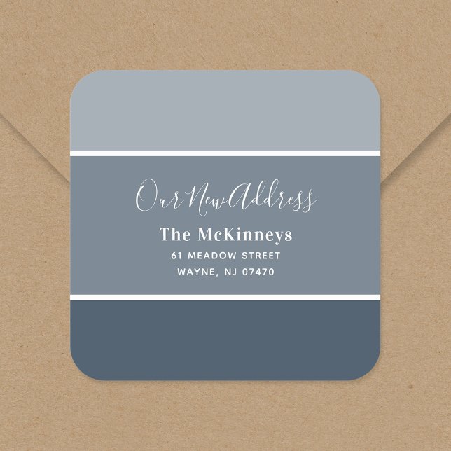 Pegatina Cuadrada Nueva dirección de la vista de pintura de la marin (Subido por el creador)