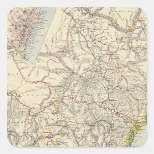 Pegatina Cuadrada Nueva Gales del Sur 3